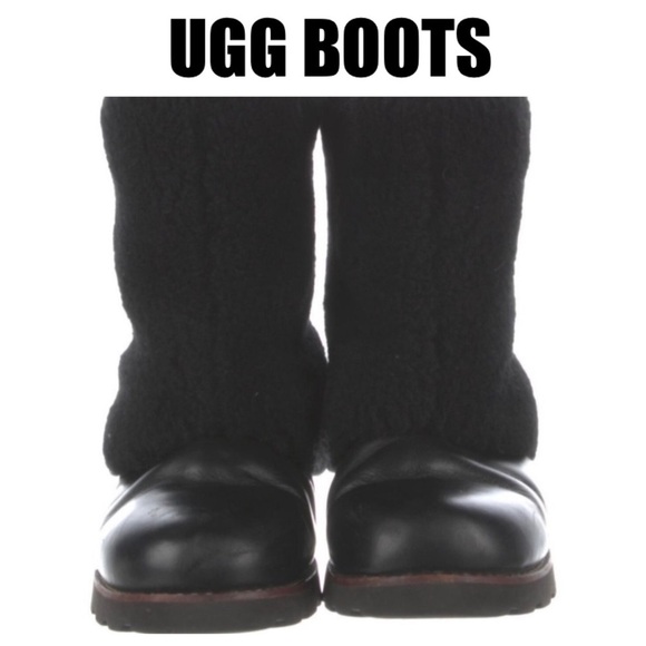 UGG Shoes - UGG CLASSIC II Sherpa w/leather Short Boots